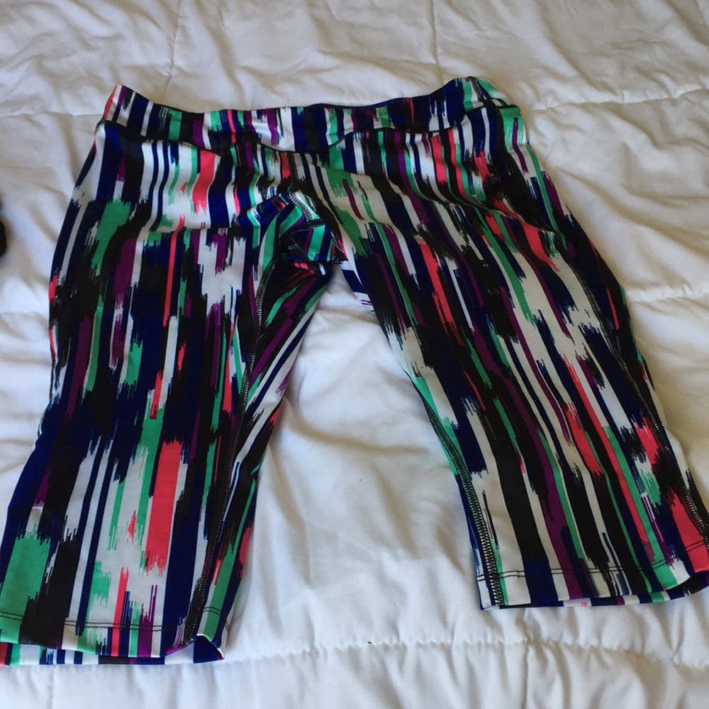 Multi colored work out pants